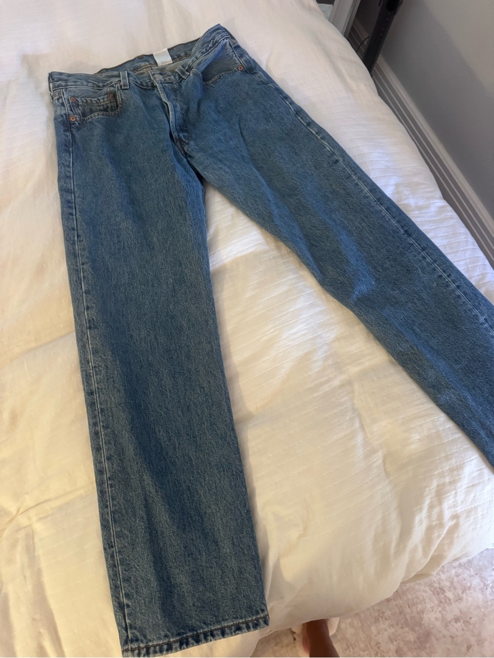 Vintage Levi Straight-Leg Jeans in Blue